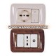 Eg Series Factory Hot Sale Italian 3 Module Wall Switch