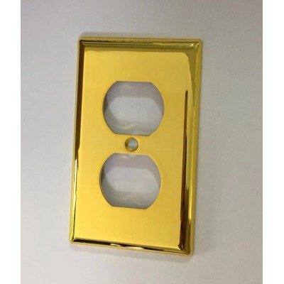 Shanghai Linsky Light Switch Wall Plate Cover Golden decorate plastic receptacle cover