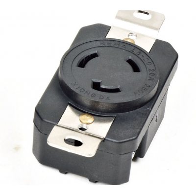 Nema L6-20 receptacle 20A 250v 2 pole 3 wire locking receptacle industrial grade sales5(@)linsky.cn