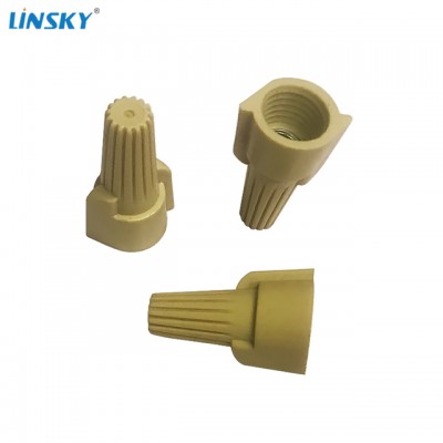 Shanghai Linsky Screw On Wire Connector Spring Connector Core End Safety Wire Nuts P12 For End